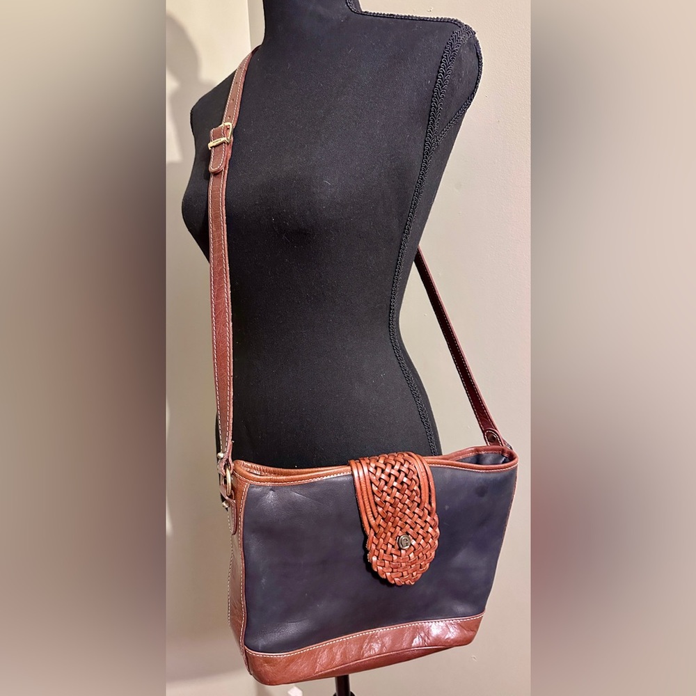 Vintage Aignier Leather Cross Body bag